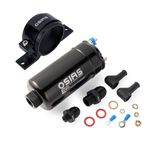 OSIAS EFI 380LH 1000HP Fuel Pump + Black Bracket E85 Compliant Bosch 044 style