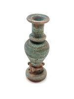 Antique Style Light Blue Grand Tour Miniature Glass Vase 61.9mm 7.93g