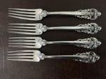 Grande Baroque by Wallace Sterling Silver 8" True Dinner Fork 4 avail