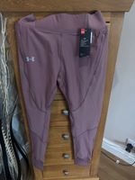 WOMENS UNDER ARMOUR LEGGINGS BLUSH XS
