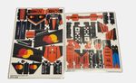 Custom Stickers for 42228 Sheets 1 and 2 Replacement Stickers 42228 Sheet 1 and 2