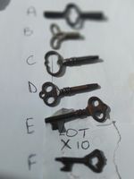 Antique/Vintage Watch ,Clock  Keys Plus Others.(Lot No.X10)