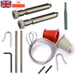 HENDERSON FULL REPAIR KIT Cables & Rollers (Nuts) garage door spares parts