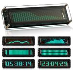 Audio Spectrum VFD Display Music Visualizer Clock w/ MIC Pickup AUX Bluetooth