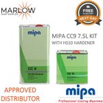 MIPA CC9 HS KLARLACK CLEARCOAT LACQUER WITH HS10 FAST HARDENER - 7.5LTR KIT