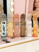 1/4/6 Pcs Mini Toothpick Holder  Portable Travel Floss Organizer Use IN/OUT Door