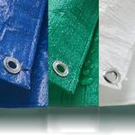 ECONOMY WATERPROOF TARPAULIN SHEET TARP WITH EYELETS VARIOUS COLOURS AND SIZES