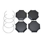 4x Wheel Center Caps 1522216-655 For Polaris RZR 1000 2014-2017 Turbo 2016-2017