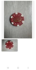 SUPER RARE OFFICIAL PROMO ITEM - GUNS N ROSES "CHINESE DEMOCRACY" POKER CHIP!!
