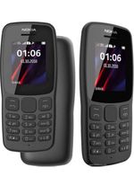 Brand New Nokia 106 Unlocked Dual SIM - 2018 Big Buttons - Black (UK STOCK)