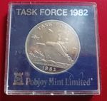 Bronze / proof * Souvenir Coin*-Medallion-Medal *TASK FORCE Faulklabs  1982*   