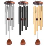 Wind Chimes Large Deep Tone Chapel Bells 6 Tubes Outdoor Garden Decor Gifts