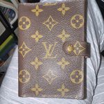 Louis Vuitton Monogram Agenda-PM Day Planner Cover Brown Authentic 655