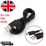 New Nintendo USB Charger Cable for DS Lite DSL NDSL 1.2M UK