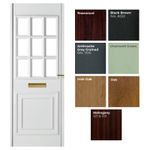 Cambridge one Georgian Bow PVC Door Panel | Premium Reinforced uPVC Panel