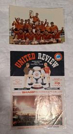 Manchester United v Dundee Utd 1984 UEFA Cup Programme + Utd 1983 Champions, NDD