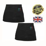 Black Half Size Waist Waiter Waitress Apron for Bar Bistro cafe Pub 2 Pockets