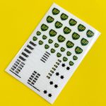 Model Rail N Gauge Scale BP OIL TANKER High Detail stickers decals SET No.1