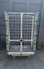Heavy Duty Large Double Roll Cage Warehouse/Supermarket Trolley