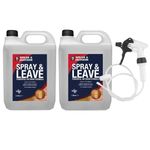 Spray and Leave 2 x 5L Ready to Use with Long Hose Trigger Spear and Jackson