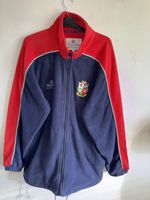 BRITISH AND IRISH LIONS 2001 RUGBY UNION FLEECE JACKET Full ZIP JERSEY SIZE XL