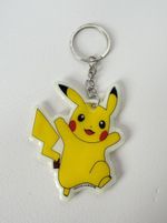 Pokemon Retro Vintage Plastic Keyring Key Chain Pikachu Charm Nintendo
