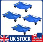 4x Car Wheel Dolly Heavy Duty Skate Auto Repair Van Positioning Jack 2500lbs