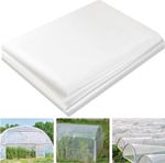KAHEIGN 2M x 3M Heavy Duty Polythene Sheeting, Extra-Thick Clear 2m X 3m 