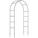Metal Garden Arch Arbor Trellis Climbing Plants Outdoor Wedding Patio Black