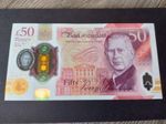 AJ40 King Charles III Bank of England £50 Fifty Pound Note VGC