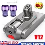 3900mAh Battery For Dyson V12 Detect Slim Absoulte SV46 965470-01 w/ Filters