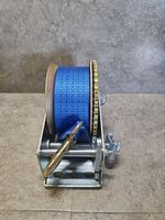 450kg Manual Hand Winch with 8m Strap for Boat Trailer Caravan Marine