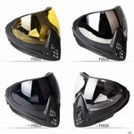 Tactical Airsoft Anti-Fog Goggle Full Face Mask Single Layer Lens F1