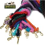 Rhinegold Lead Rope With Brass Trigger Hook - 2 metre - 15 Colours