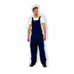 Endurance Bib Brace Overalls Work Trousers Multi Pocket Cotton Navy Dungarees