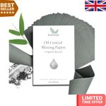 Instant Shine Control with Charcoal Oil Absorbent Blotting Papers – 100 Count