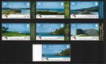 2008-2010 Alderney Sg A342/A347 25th Anniversary of Alderney Stamps MNH