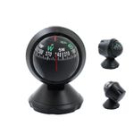 Car Dashboard Compass Ball, 360° Rotating, Magnetic, Adhesive Mount,English Dial