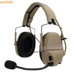 FMA&FCS AMP Upgraded Tactical Communication Headset Noise Reduction V20/V60 PTT