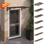 Door Canopy Awning Rain Shelter Front Back Porch Outdoor Shade Patio Roof Cover
