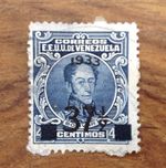 VENEZUELA. 1934. 37-1/2c Surcharge. Used Stamp. Free UK Postage