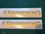 Browning Shotgun Crossbow Sticker Hunting clay Pigeon shooting 