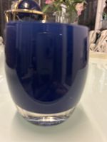 Glassbaby Blue Glass Candle Holder