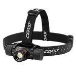 Head Torch Coast XPH34R 2075 Lumens Rechargeable Dual Power Focusing Flashlight