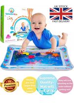 Inflatable Baby Water Play Mat Infants Toddlers Kid Perfect Fun Tummy Time Large
