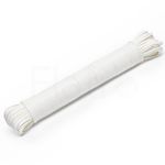46 meter Long White Washing Line Rope PVC Strong Replacement Clothesline Outside