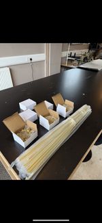 33 Brass Stair Rods jubilee range and Finnials