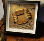 3D Old Trafford | Manchester United | Framed | Incredible Detail | 25cm x 25cm