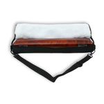 Red Woodden Flute Case 16 Hole Flute Storage Box Metal Flute Instrument Protect
