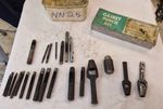 Joblot james walker leather gasket punches and others - used (NN25)